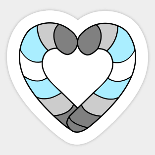 Candy Cane Pride Sticker